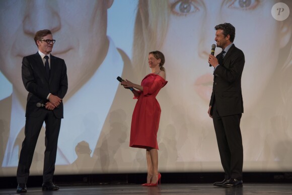 Colin Firth, Renée Zellweger et Patrick Dempsey - Avant-première du film ''Bridget Jones Baby'' au Grand Rex à Paris, France, le 6 septembre 2016. © Agence/Bestimage