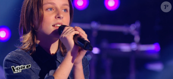 Eva dans The Voice Kids 3, le 10 septembre 2016 sur TF1.