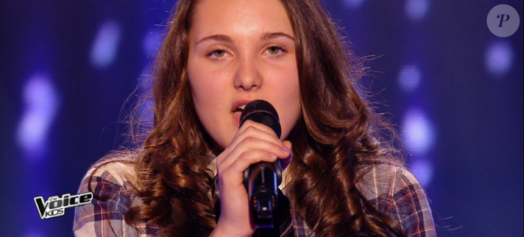 Lily dans The Voice Kids 3, le 10 septembre 2016 sur TF1.