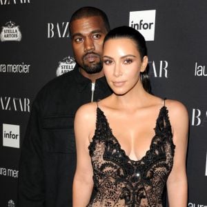 Kim Kardashian et Kanye West assistent à la soirée Icons du magazine Harper's Bazaar au Plaza Hotel. New York, le 9 septembre 2016.