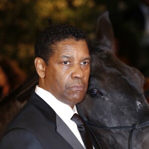 Denzel Washington lors de l'avant-première de The Magnificent Seven (Les Sept Mercenaires) d'Antoine Fuqua en clôture de la 73e Mostra de Venise, le 10 septembre 2016. © Future-Image/Zuma Press/Bestimage