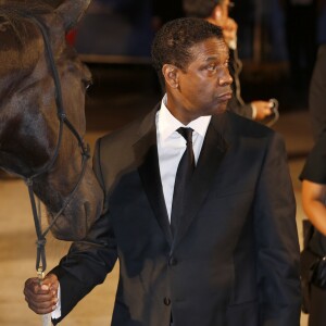 Denzel Washington lors de l'avant-première de The Magnificent Seven (Les Sept Mercenaires) d'Antoine Fuqua en clôture de la 73e Mostra de Venise, le 10 septembre 2016. © Future-Image/Zuma Press/Bestimage
