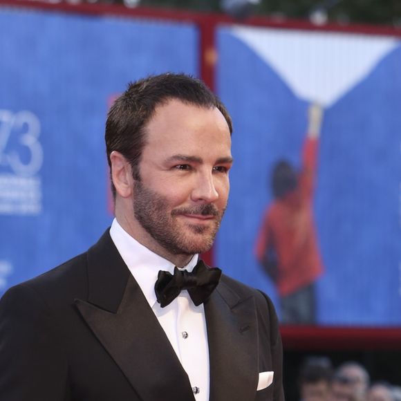 Tom Ford, Lion d'Argent pour Nocturnal Animals, lors de la cérémonie de clôture et de palmarès de la 73e Mostra de Venise le 10 septembre 2016.