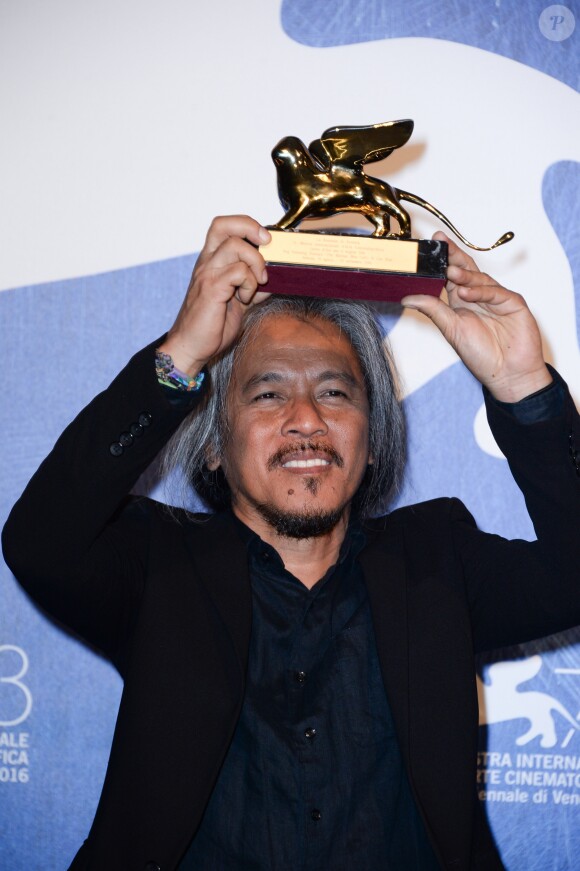 Lav Diaz - Remise des prix du 73ème festival du film de Venise, La Mostra à Venise, Italy, le 10 septembre 2016.