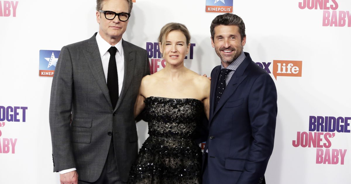 Colin Firth, Renée Zellweger et Patrick Dempsey Première du film