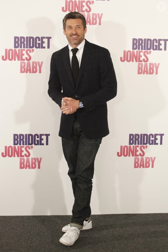 Patrick Dempsey - Photocall du film "Bridget Jones Baby" à Madrid le 9 septembre 2016.
