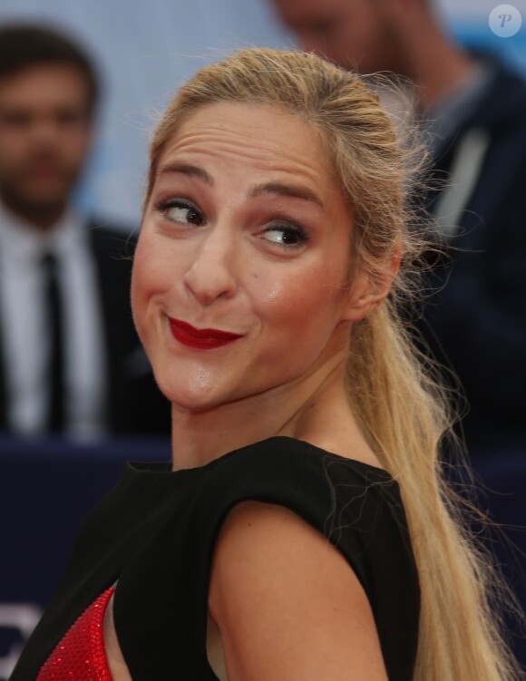 Marilou Berry dans une robe Jean Paul Gaultier, lors de la projection du film "War dogs" lors de la cérémonie de clôture du 42e Festival du cinéma Américain de Deauville, à Deauville, France, le 10 septembre 2016. © Denis Guignebourg/Bestimage