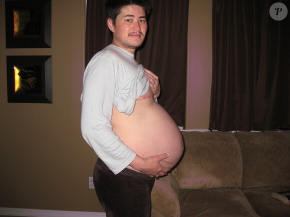 Thomas Beatie enceinte, en 2008.