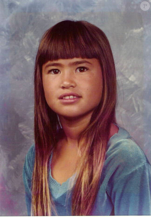Thomas Beatie quand il était une petite fille, avant sa transformation.