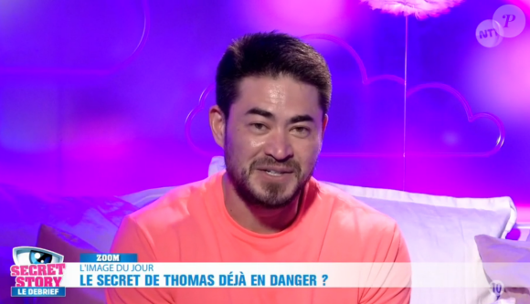 Thomas Beatie dans "Secret Story 10", sur NT1. Le 29 août 2016.