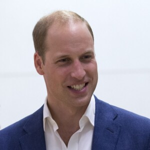 Le prince William, duc de Cambridge, en visite à la Caius House, un centre pour les jeunes à Londres dans le quartier de Battersea le 14 septembre 2016.