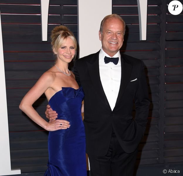 Kelsey Grammer et Kayte Walsh - Vanity Fair Oscar Party 2016, le 28 février à Beverly Hills, Los Angeles