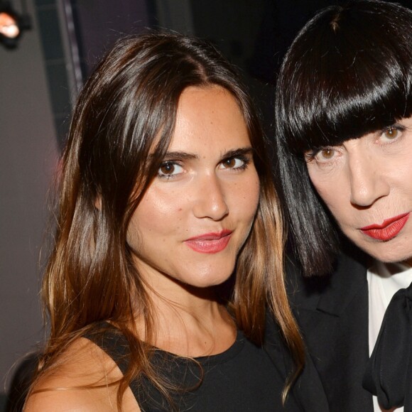 Chantal Thomass et Joyce Jonathan à la soirée "Chantal Thomass Damart" au club Les Bains. La célèbre créatrice de mode s'est associée à Damart pour designer une collection de lingerie mise en vente en hiver 2016. Paris, le 15 septembre 2016. © Ramsamy Veeren/Bestimage