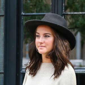 Shailene Woodley à la sortie de son hôtel à New York, le 12 septembre 2016.