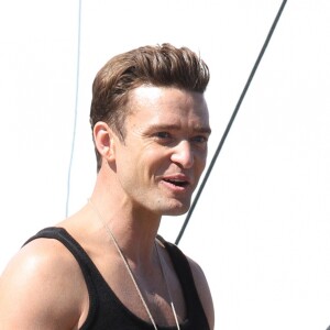 Justin Timberlake sur le tournage du nouveau film de Woody Allen à New York Le 16 Septembre 2016