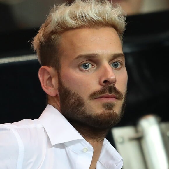 Matt Pokora (M. Pokora) au match de Ligue des champions Psg contre Arsenal au Parc des Princes à Paris le 13 septembre 2016. © Cyril Moreau/Bestimage