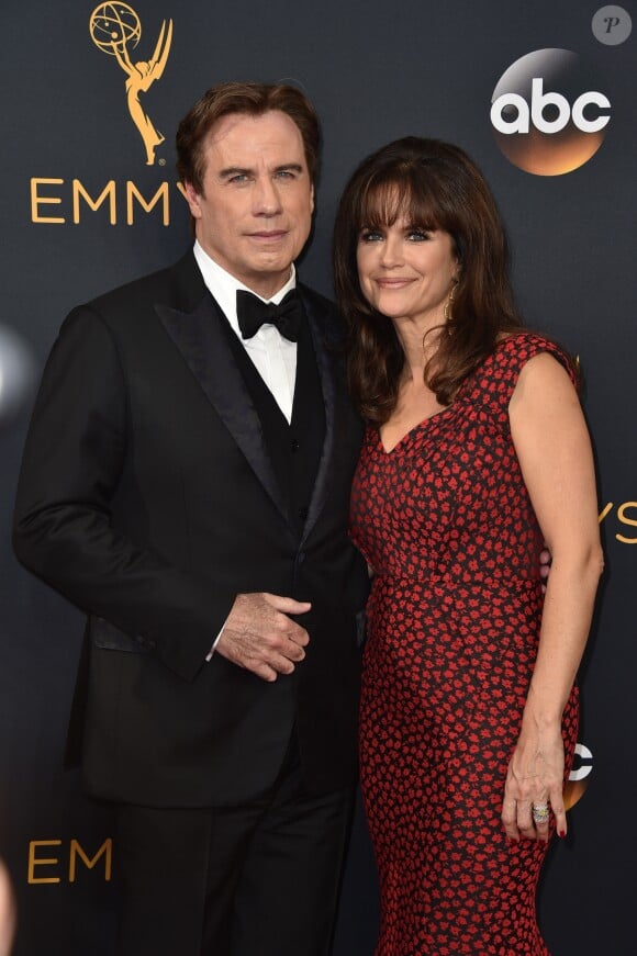 John Travolta - 68ème cérémonie des Emmy Awards au Microsoft Theater à Los Angeles, le 18 septembre 2016.