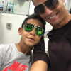 Cristiano Ronaldo et son fils Cristiano Jr., photo Instagram septembre 2016.