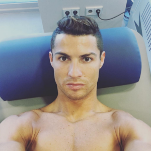 Cristiano Ronaldo, selfie, photo Instagram septembre 2016.