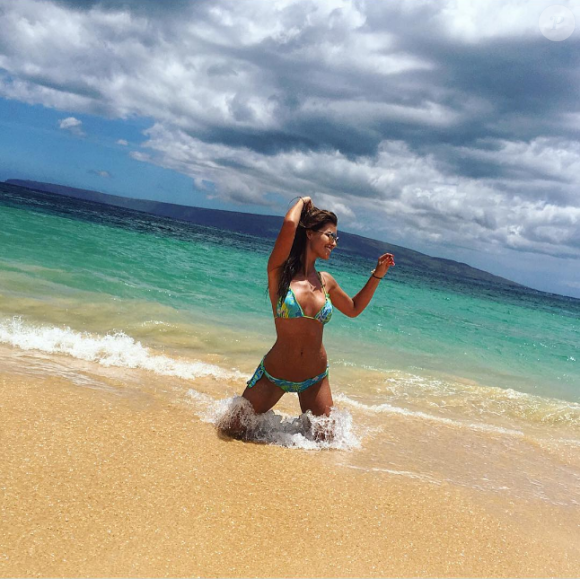 Desiré Cordero en vacances à Hawaï en juillet 2016, photo Instagram 2016. En septembre 2016, la Miss Espagne 2014 a été annoncée comme la nouvelle compagne de Cristiano Ronaldo.