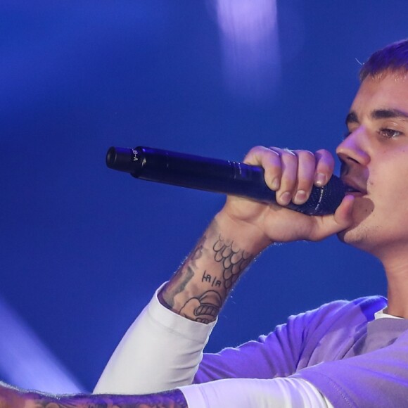 Concert de Justin Bieber à l'AccorHotels Arena à Paris dans le cadre de sa tournée "Purpose World Tour", le 20 septembre 2016. © Cyril Moreau/Bestimage