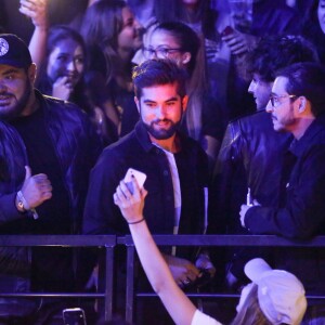 Kendji Girac au concert de Justin Bieber à l'AccorHotels Arena à Paris dans le cadre de sa tournée "Purpose World Tour", le 20 septembre 2016.