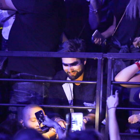 Kendji Girac au concert de Justin Bieber à l'AccorHotels Arena à Paris dans le cadre de sa tournée "Purpose World Tour", le 20 septembre 2016