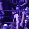 Kendji Girac au concert de Justin Bieber à l'AccorHotels Arena à Paris dans le cadre de sa tournée "Purpose World Tour", le 20 septembre 2016