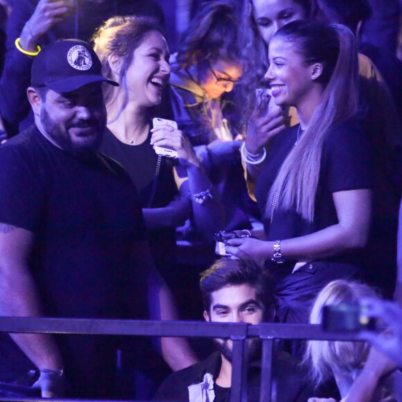 Kendji Girac au concert de Justin Bieber à l'AccorHotels Arena à Paris dans le cadre de sa tournée "Purpose World Tour", le 20 septembre 2016.