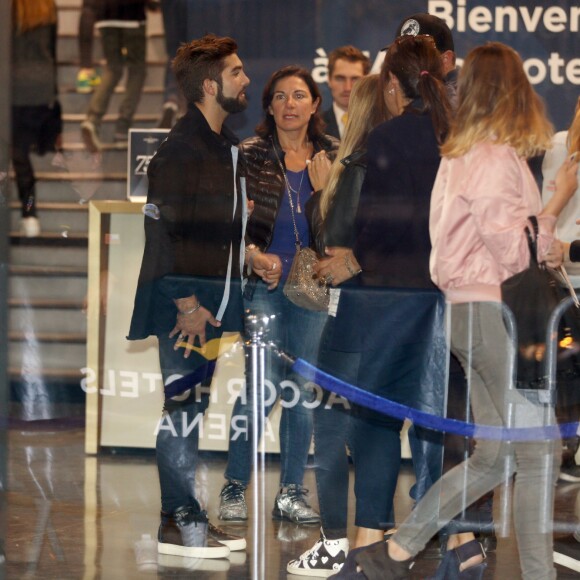 Exclusif - Kendji Girac arrive au concert de Justin Bieber à l'AccorHotels Arena à Paris dans le cadre de sa tournée "Purpose World Tour", le 20 septembre 2016.