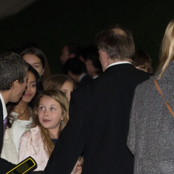 Exclusif - Kid's United et Nemo Schiffman (le fils d'Emmanuelle Bercot) arrivent au concert de Justin Bieber à l'AccorHotels Arena à Paris dans le cadre de sa tournée "Purpose World Tour", le 20 septembre 2016.