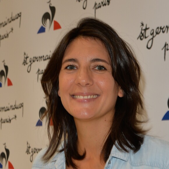 Estelle Denis - Inauguration de la nouvelle boutique du coq sportif à Saint Germain à Paris le 21 septembre 2016. © Coadic Guirec/Bestimage