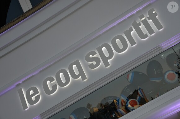 Inauguration de la nouvelle boutique du coq sportif à Saint Germain à Paris le 21 septembre 2016. © Coadic Guirec/Bestimage