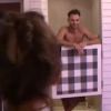 Bastien nu sous la douche, dans "Secret Story 10", mercredi 21 septembre 2016, sur NT1