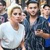 Lady Gaga quitte un studio d'enregistrement à New York, le 16 septembre 2016
