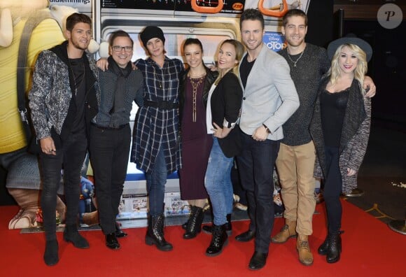 Rayane Bensetti, Jean-Marc Généreux, Fauve Hautot, Denitsa Ikonomova, Emmanuelle Berne, Christian Millette, Yann-Alrick Mortreux, guest - Avant-première du film "Zootopie" au cinéma Gaumont Marignan à Paris, le 28 janvier 2016. © Coadic Guirec/Bestimage  "Zootopie" movie premiere held at "Gaumont Marignan" cinema in Paris, France, on January 28th 2016.28/01/2016 - Paris