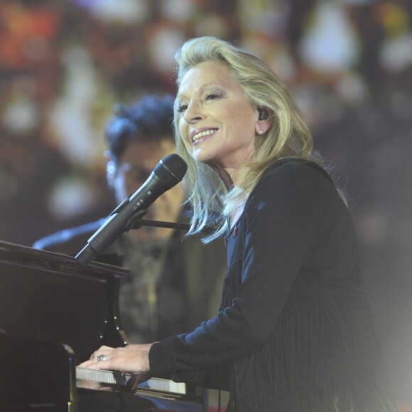 Véronique Sanson lors de la Cérémonie des 31 èmes Victoires de la Musique au Zénith de Paris le 12 février 2016 © Guirec Coadic / Bestimage