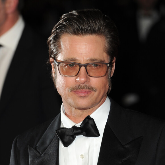 Brad Pitt - Arrivée des people à la première du film "Fury" lors de la cérémonie de clôture du 58e BFI London Film Festival à Londres, le 19 octobre 2014.