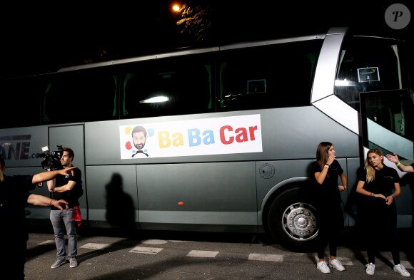 Exclusif - A l'occasion de son 42ème anniversaire, Cyril Hanouna à fait la surprise au public et chroniqueurs de "Touche pas à mon poste" d'emmener tout le monde, aprés l'émission, à Palma de Majorque pour faire la fête dans la célébre discothéque "Le Pacha" Palma de Majorque, le 22 Septembre 2016