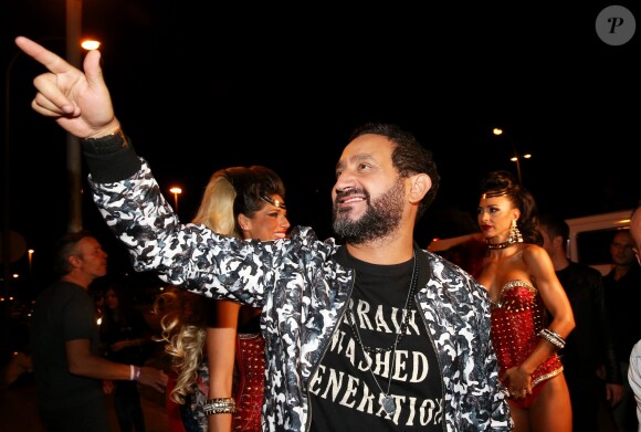 Exclusif - Cyril Hanouna - A l'occasion de son 42ème anniversaire, Cyril Hanouna à fait la surprise au public et chroniqueurs de "Touche pas à mon poste" d'emmener tout le monde, aprés l'émission, à Palma de Majorque pour faire la fête dans la célébre discothéque "Le Pacha" Palma de Majorque, le 22 Septembre 2016