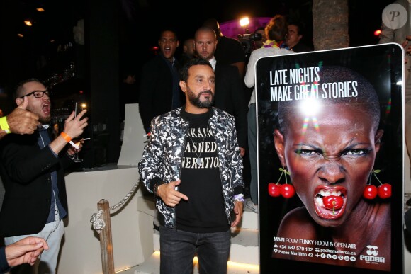 Exclusif - Cyril Hanouna - A l'occasion de son 42ème anniversaire, Cyril Hanouna à fait la surprise au public et chroniqueurs de "Touche pas à mon poste" d'emmener tout le monde, aprés l'émission, à Palma de Majorque pour faire la fête dans la célébre discothéque "Le Pacha" Palma de Majorque, le 22 Septembre 2016