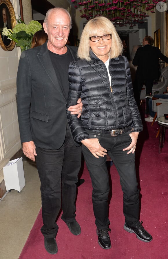 Mireille Darc et son mari Pascal Desprez - L'hôtel de Sers fête ses 10 ans avec de nombreux invités à Paris, le 10 septembre 2014
