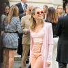 Helena Bordon - Arrivées au défilé de mode prêt-à-porter printemps-été 2017 "Balmain" à Paris. Le 29 septembre 2016