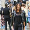 Christina Pitanguy - Arrivées au défilé de mode prêt-à-porter printemps-été 2017 "Balmain" à Paris. Le 29 septembre 2016