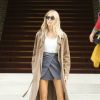 Elena Perminova - Arrivées au défilé de mode prêt-à-porter printemps-été 2017 "Balmain" à Paris. Le 29 septembre 2016