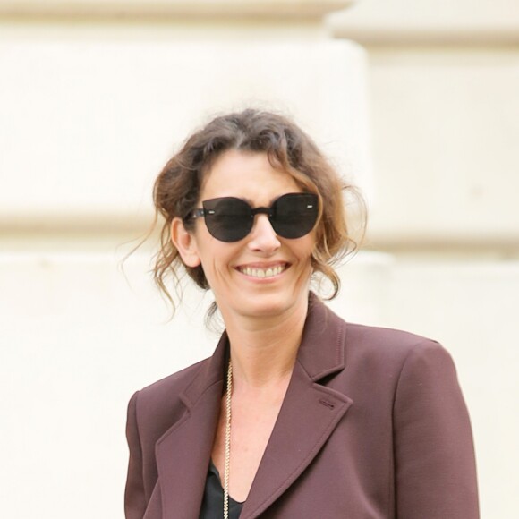 Agnès Boulard (Mademoiselle Agnès) - Arrivées au défilé de mode prêt-à-porter printemps-été 2017 "Balmain" à Paris. Le 29 septembre 2016