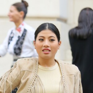 La princesse de Thaïlande Sirivannavari Nariratana - Arrivées au défilé de mode prêt-à-porter printemps-été 2017 "Balmain" à Paris. Le 29 septembre 2016