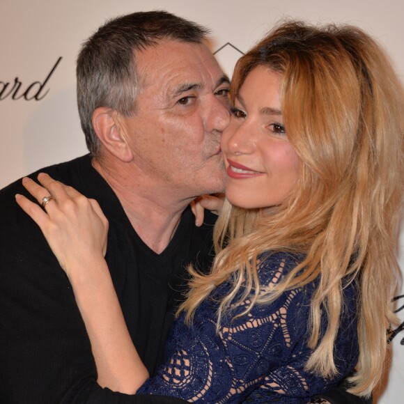 Jean-Marie Bigard et sa femme Lola Marois - Avant première du film "Un + Une" de Claude Lelouch à l'UGC Normandie à Paris le 23 novembre 2015.