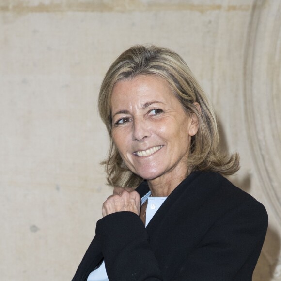 Claire Chazal au défilé de mode "Christian Dior", collection prêt-à-porter Printemps-Eté 2017 à Paris, le 30 septembre 2016. © Olivier Borde/Bestimage