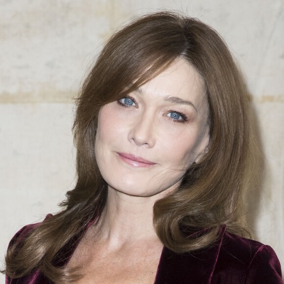 Carla Bruni-Sarkozy au défilé de mode "Christian Dior", collection prêt-à-porter Printemps-Eté 2017 à Paris, le 30 septembre 2016. © Olivier Borde/Bestimage